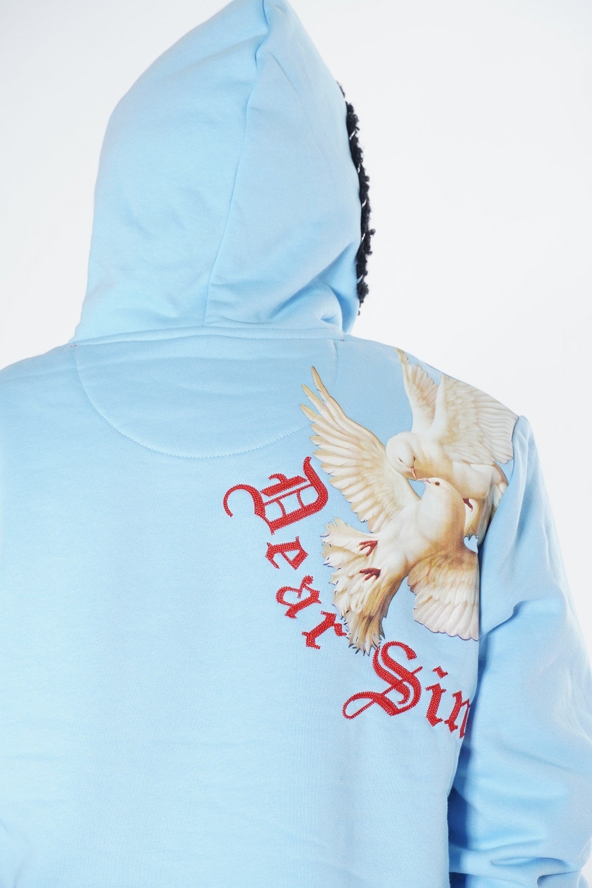 F5107 Frost Angel Pullover Hoodie - Blue