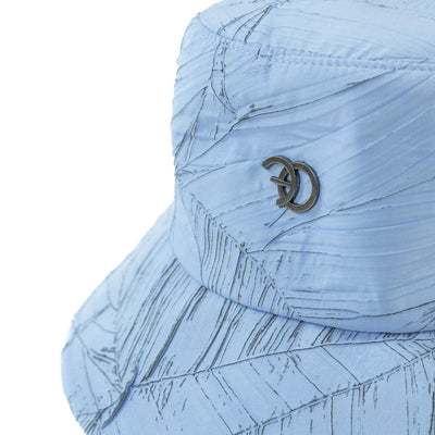 F004 Monico Nylon Bucket Hat - Blue