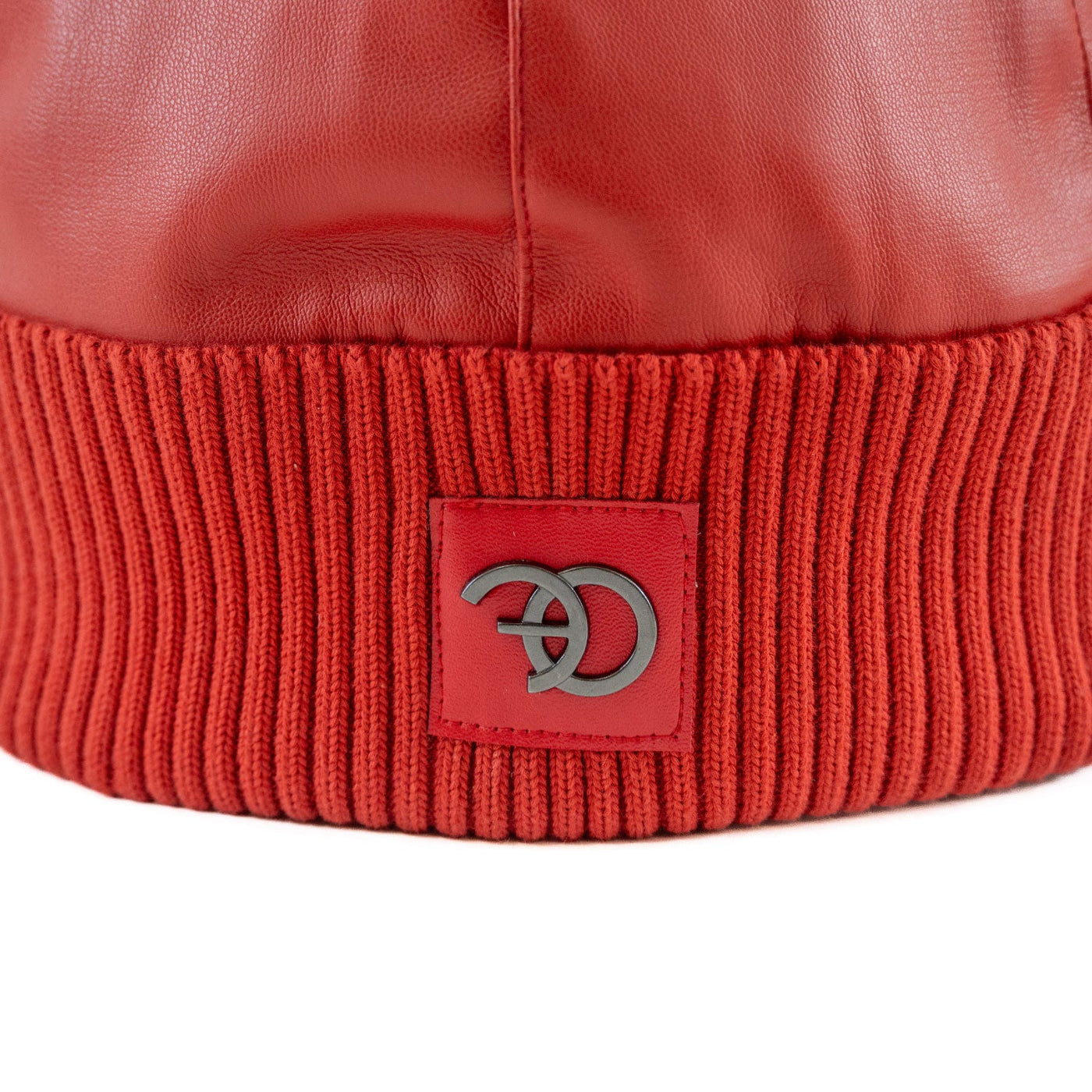 F009 Frost Adam Beanie -  Red