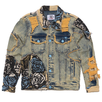 F1044 Cashay Tapestry Denim Jacket - Dirt