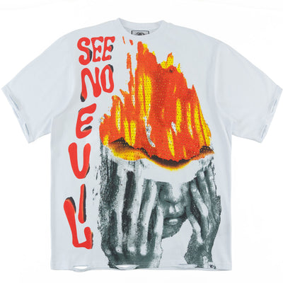 F135 See No Evil Tee - White