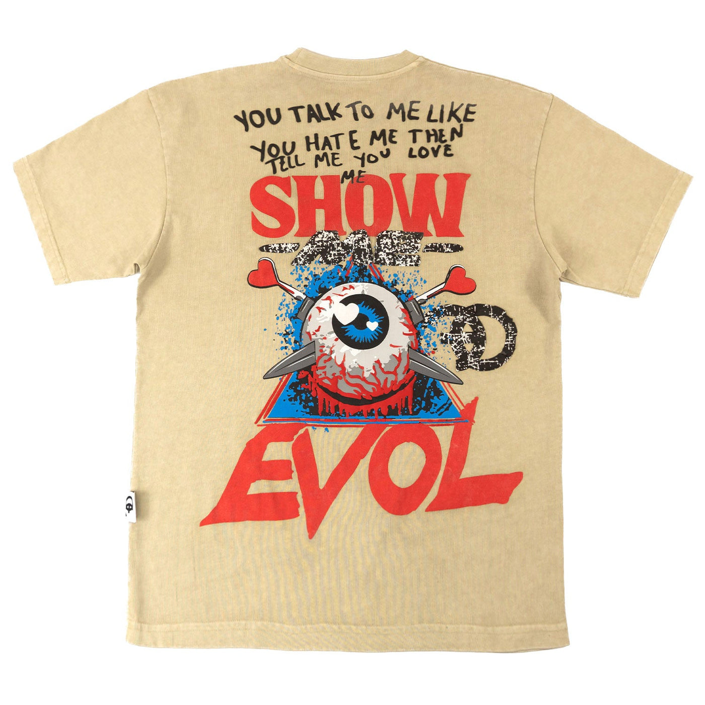 F161 Evol Oversized Heavyweight Tee - Khaki