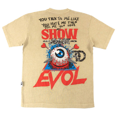 F161 Evol Oversized Heavyweight Tee - Khaki