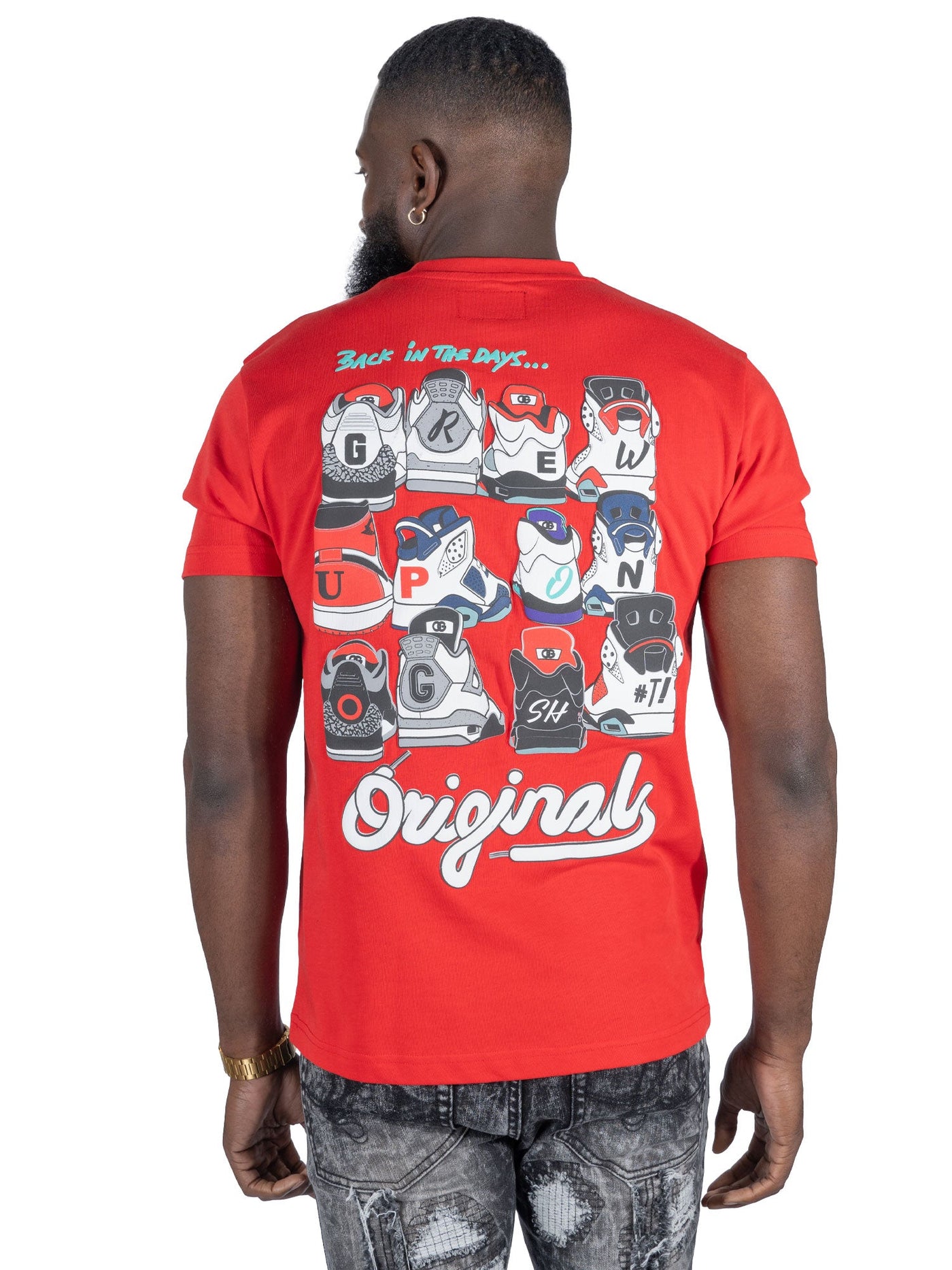 F167 "KISS My Air" Tee -Red