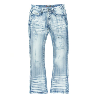 F1712 Alono Stacked Jeans - Light Wash