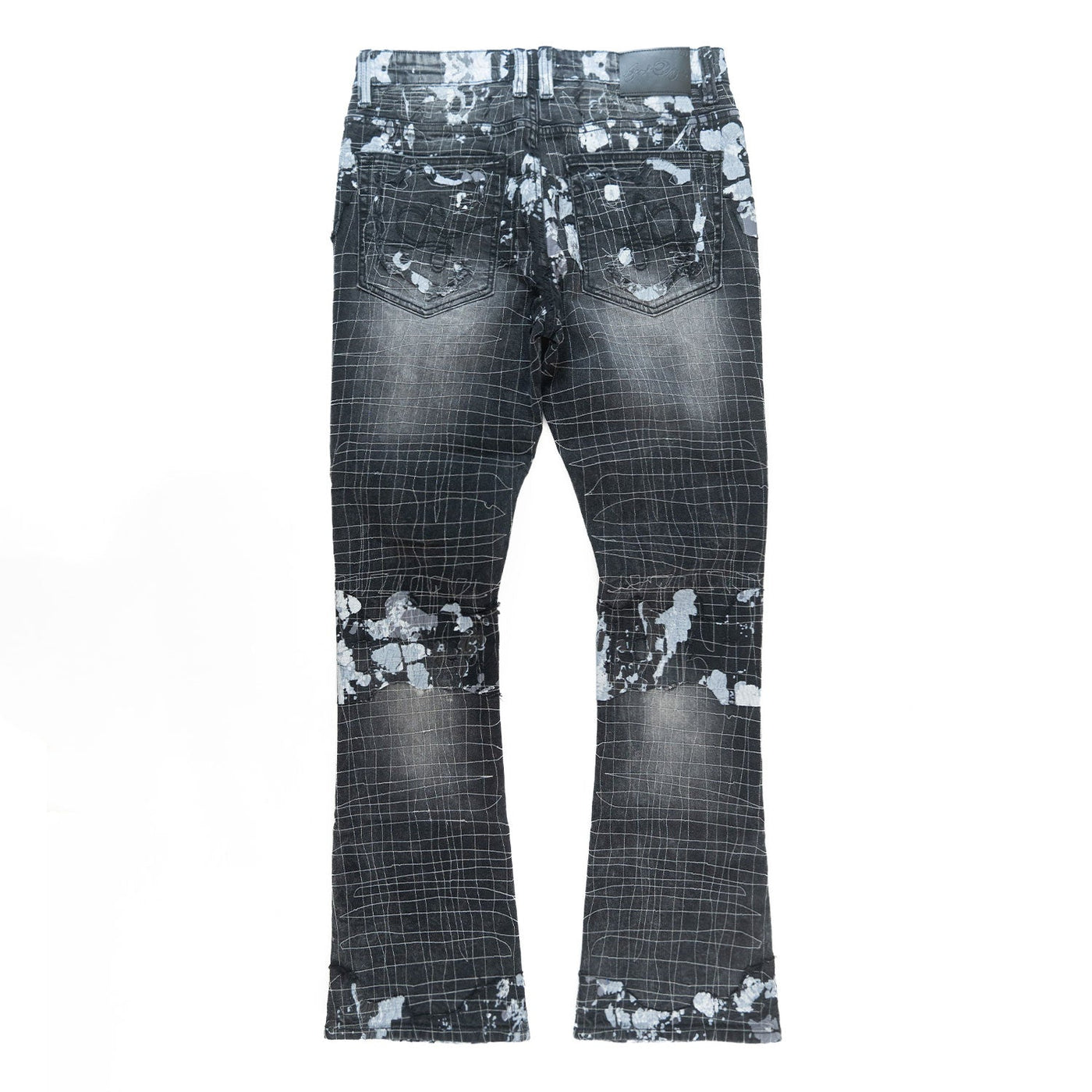 F1733 Amoto Stacked Jeans - Black