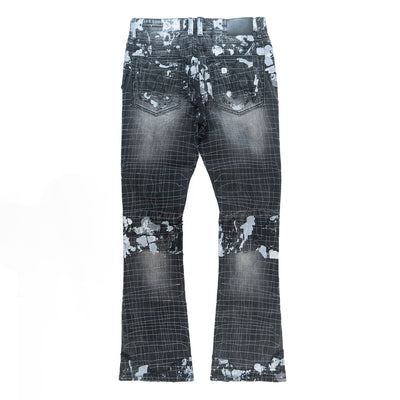 F1733 Amoto Stacked Jeans - Black