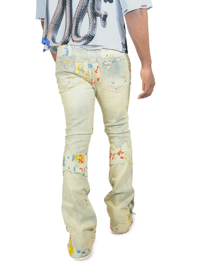 F1733 Amoto Stacked Jeans - Dirt