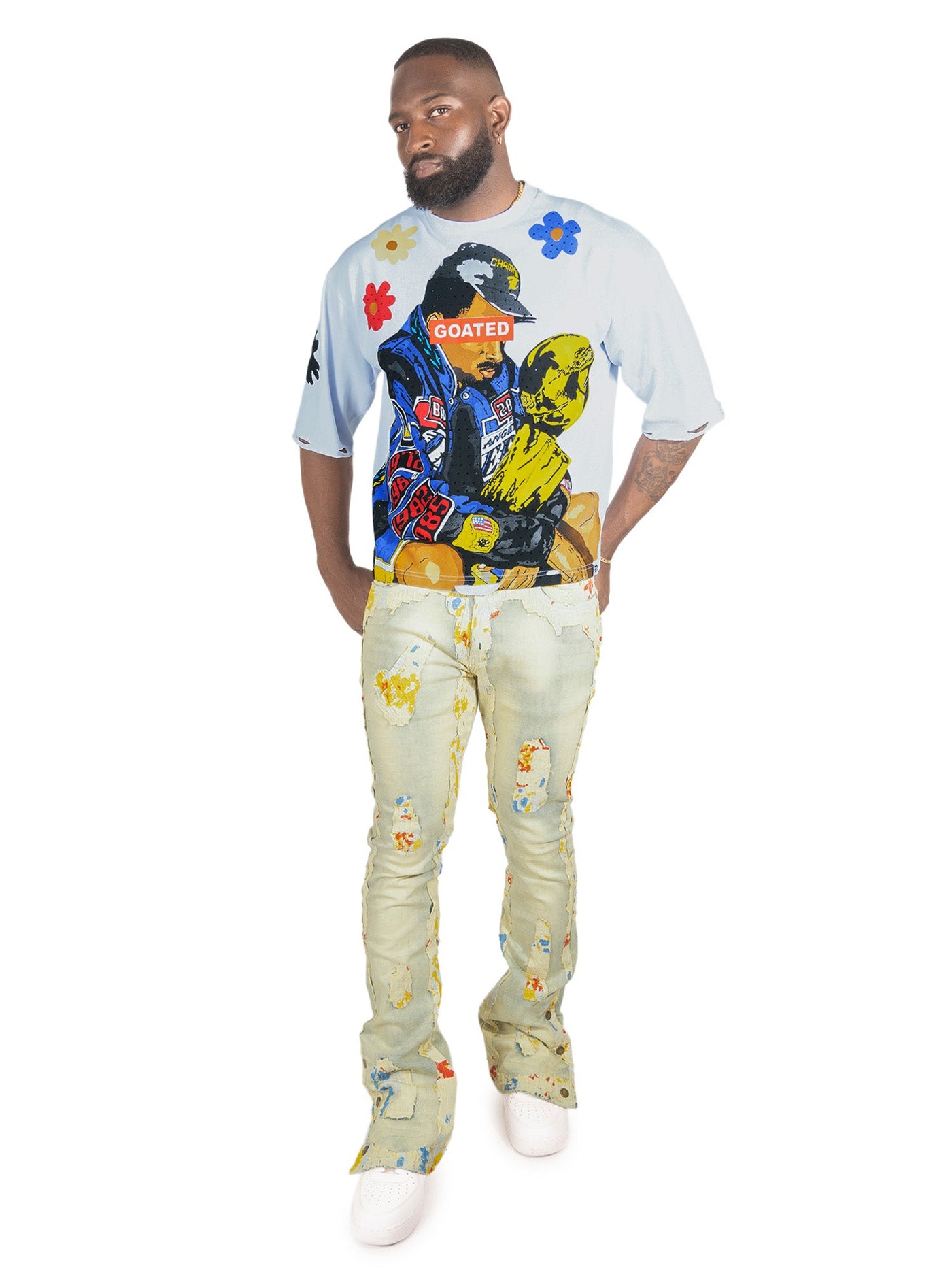 F1733 Amoto Stacked Jeans - Dirt