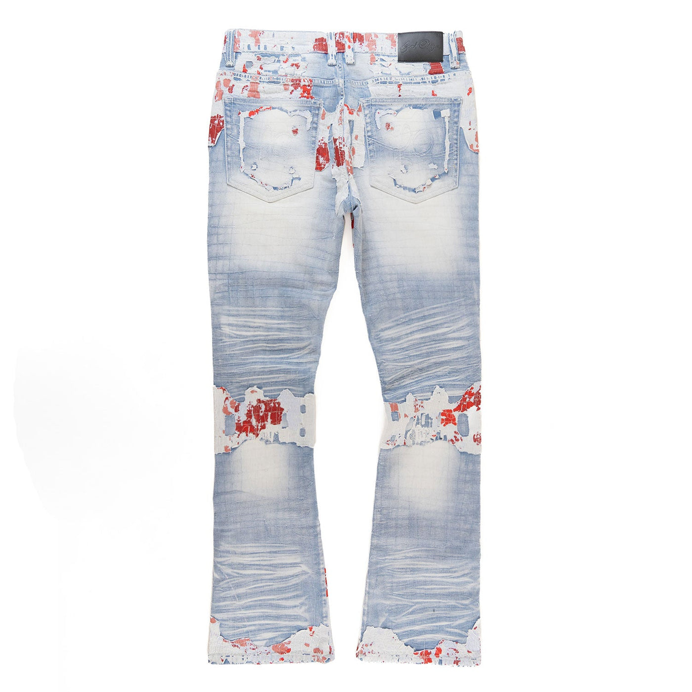 F1733 Amoto Stacked Jeans - Light Wash