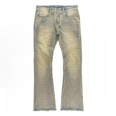 F1764 Romano Stacked Stone Jeans - Dirt