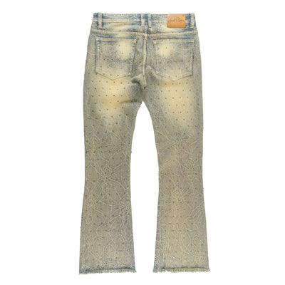 F1764 Romano Stacked Stone Jeans - Dirt