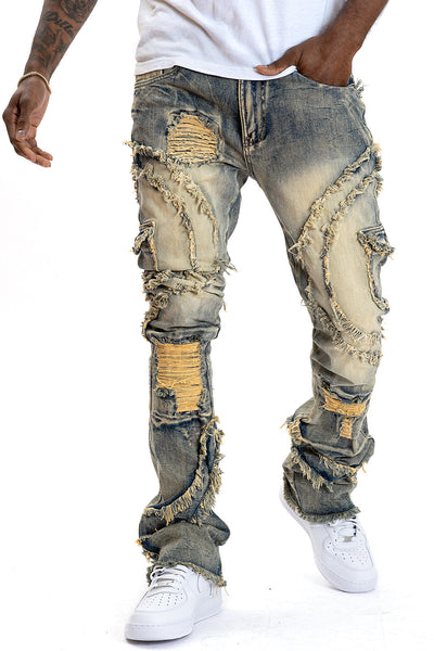 F1767 Tascotto Stacked Jeans - Vintage