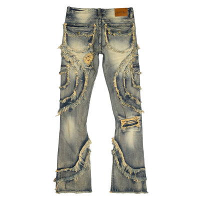 F1767 Tascotto Stacked Jeans - Vintage