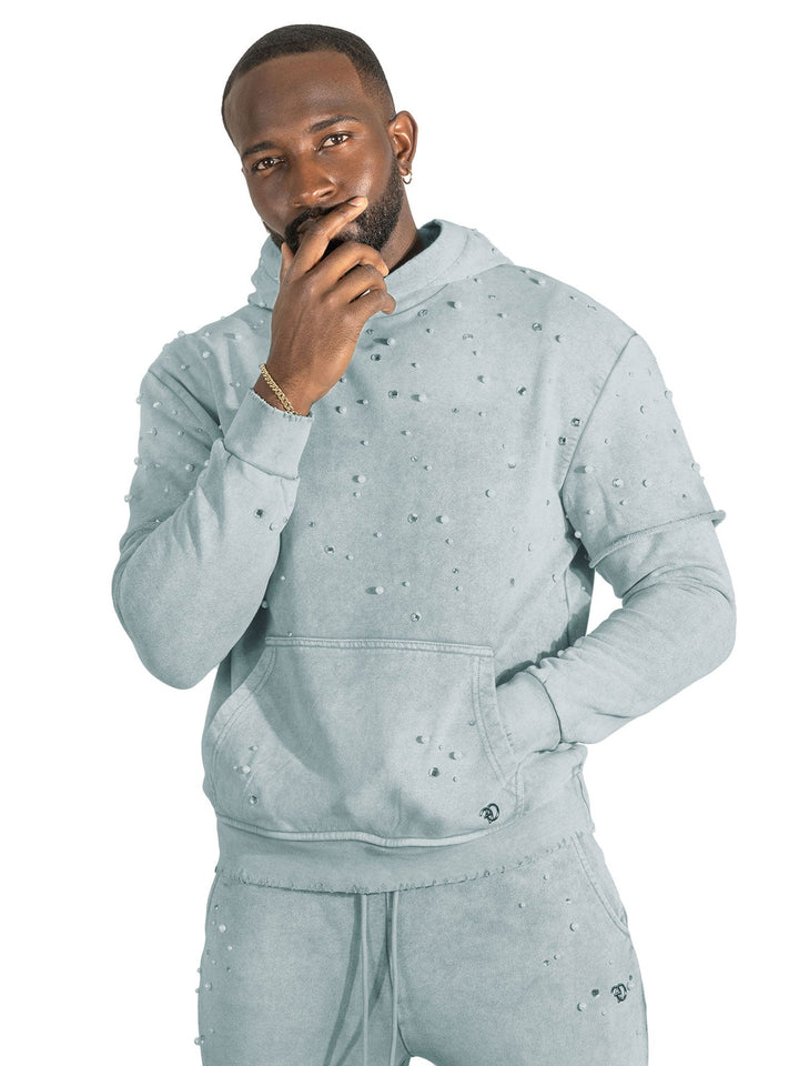 Set | F187 Bellucci Hoodie Set - Gray – FROST ORIGINALS