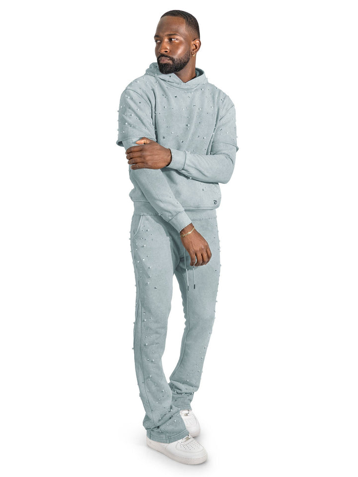 Set | F187 Bellucci Hoodie Set - Gray – FROST ORIGINALS