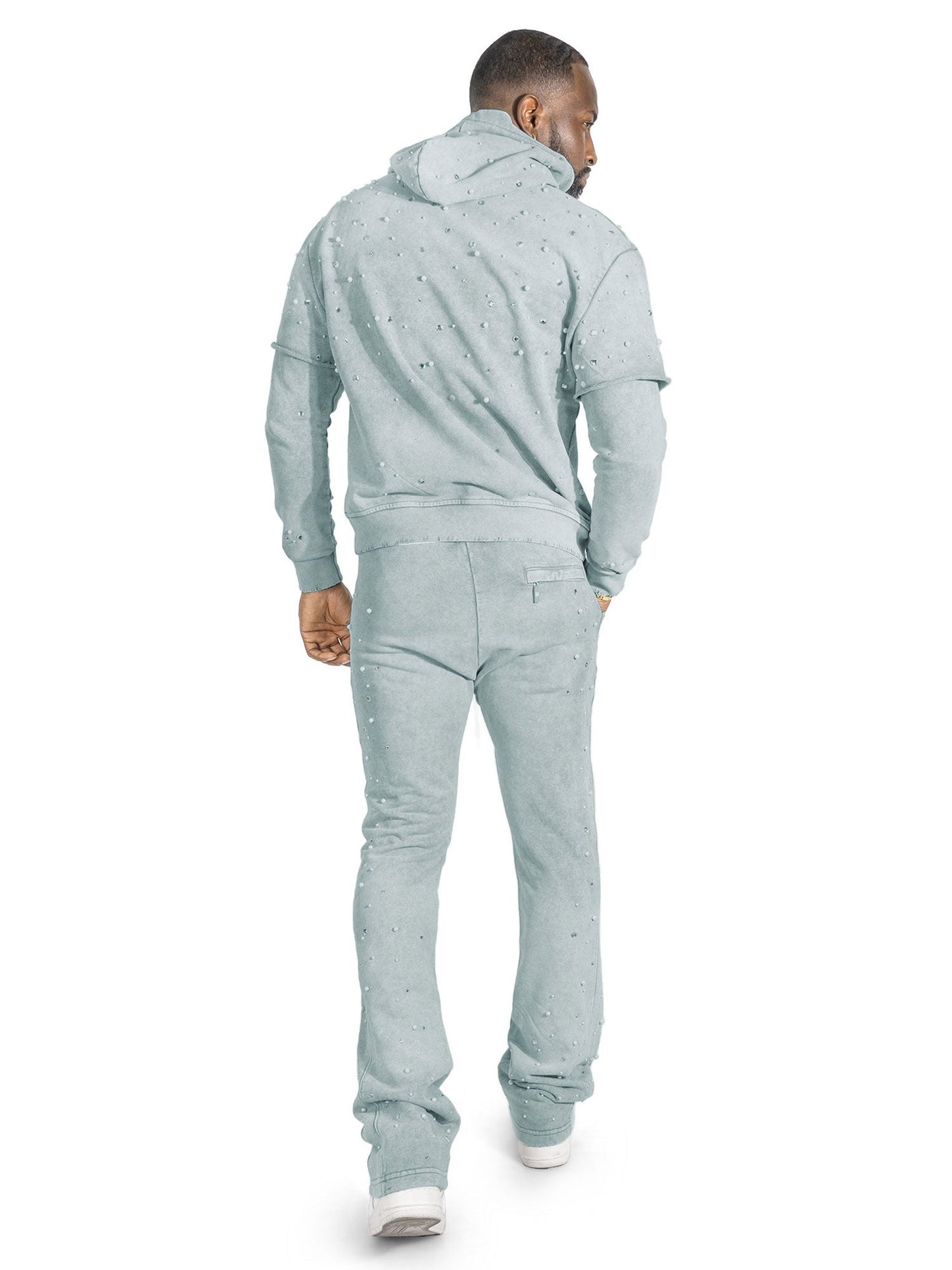 Set | F187 Bellucci Hoodie Set - Gray