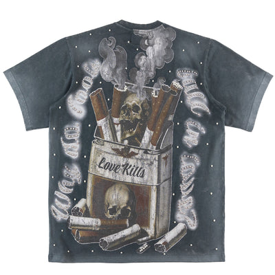 F189 Love Kills Tee - Black