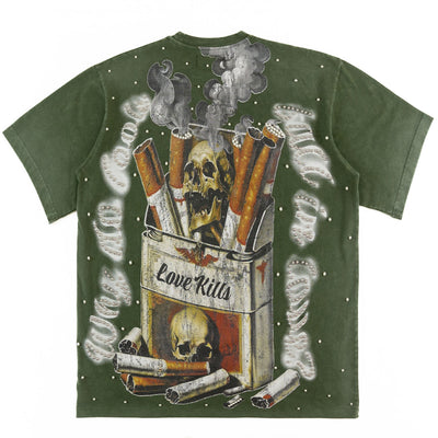 F189 Love Kills Tee - Olive