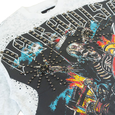 F198 P.Alley Motor Club Tee - White