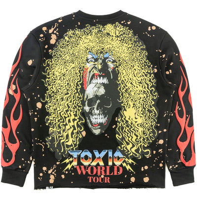 F4120 Toxic World Crewneck Sweatshirt  - Black