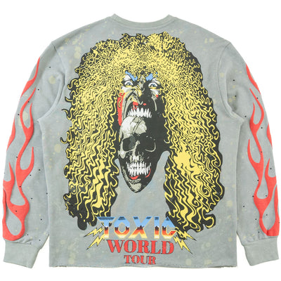 F4120 Toxic World Crewneck Sweatshirt  - Gray