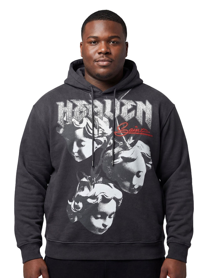 HOODIE | F4171 Heaven Pull Over Hoodie - Black – FROST ORIGINALS