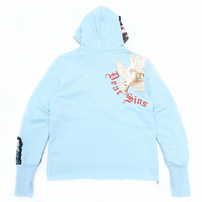 F5107 Frost Angel Pullover Hoodie - Blue