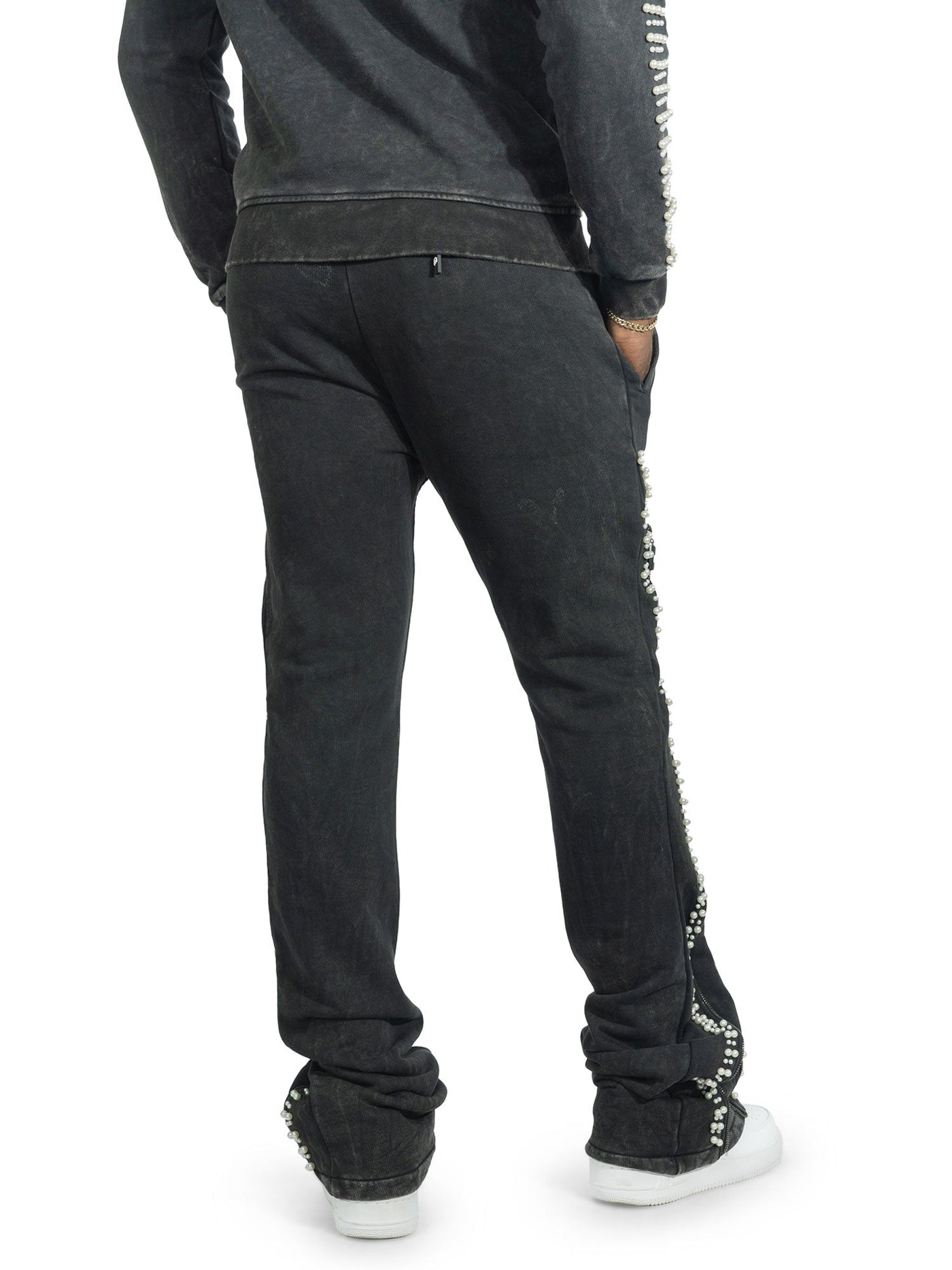 Set | F5245 Blind Faith Hoodie Set - Black