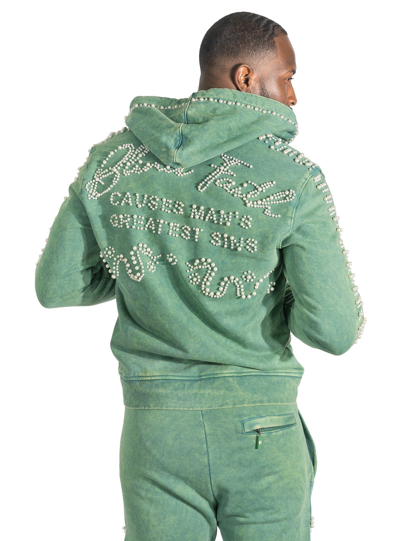 Set | F5245 Blind Faith Hoodie Set - Green