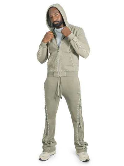 Set | F5245 Blind Faith Hoodie Set - Oat