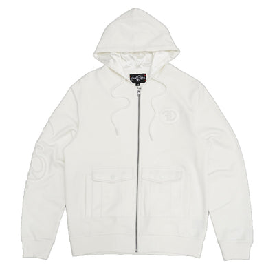 F5735 Frost Essential Fleece Hoodie - White