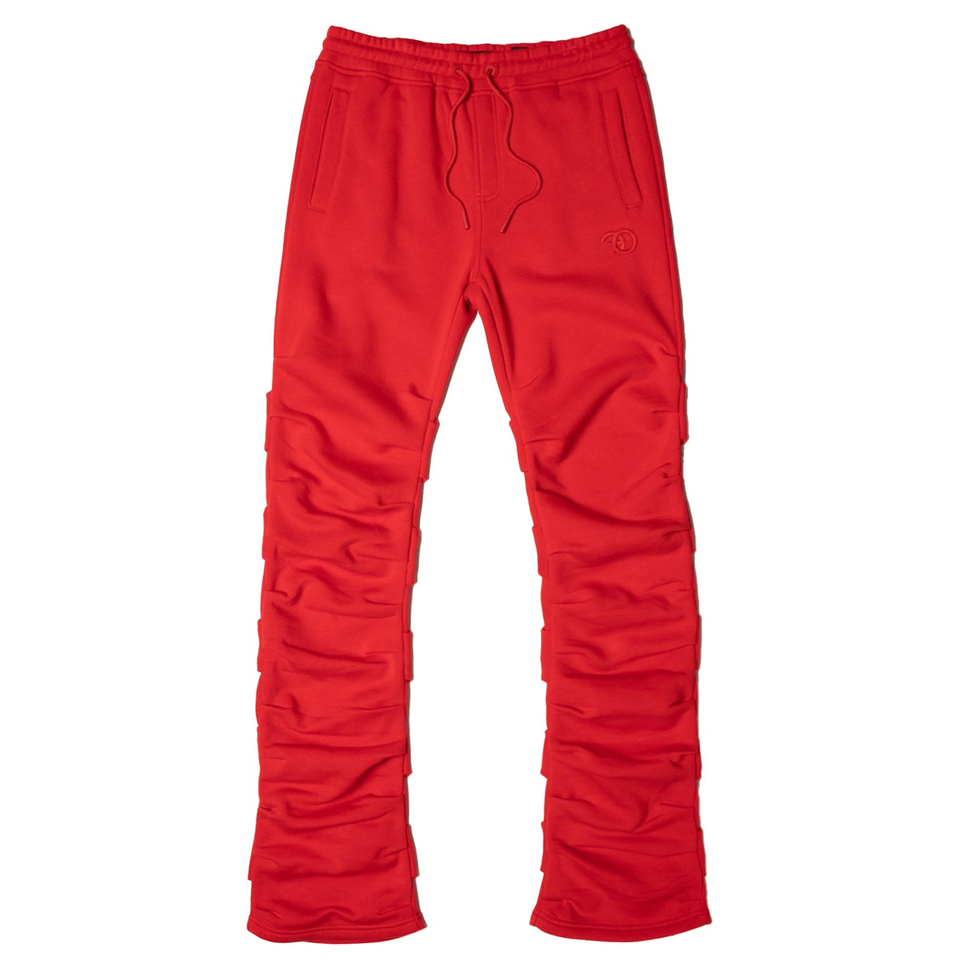 F6220 Malik Stacked Sweatpants - Red