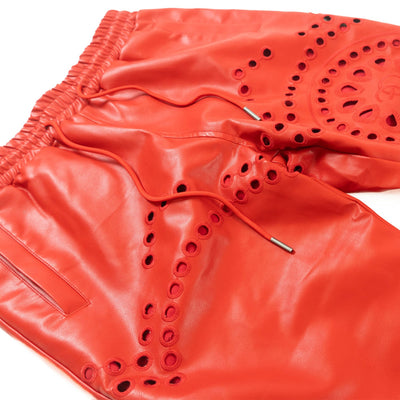 F5760 Cashay Vegan Leather Vegan Set - Red