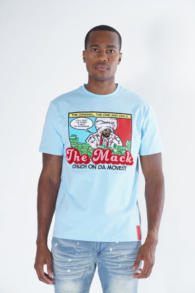 F166 The Mack Tee- Blue