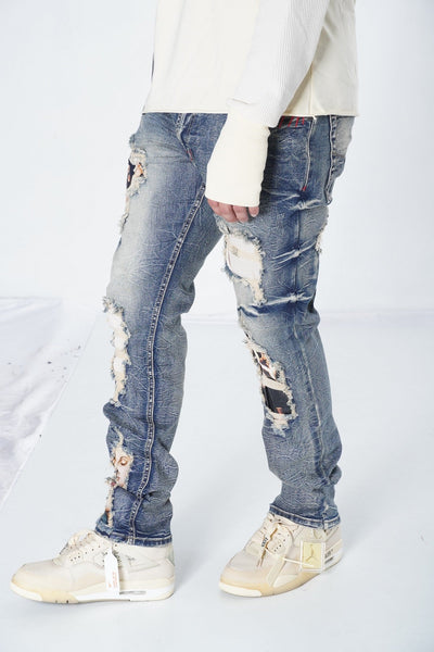F1707 Frost Angel Denim Jeans - Dirt
